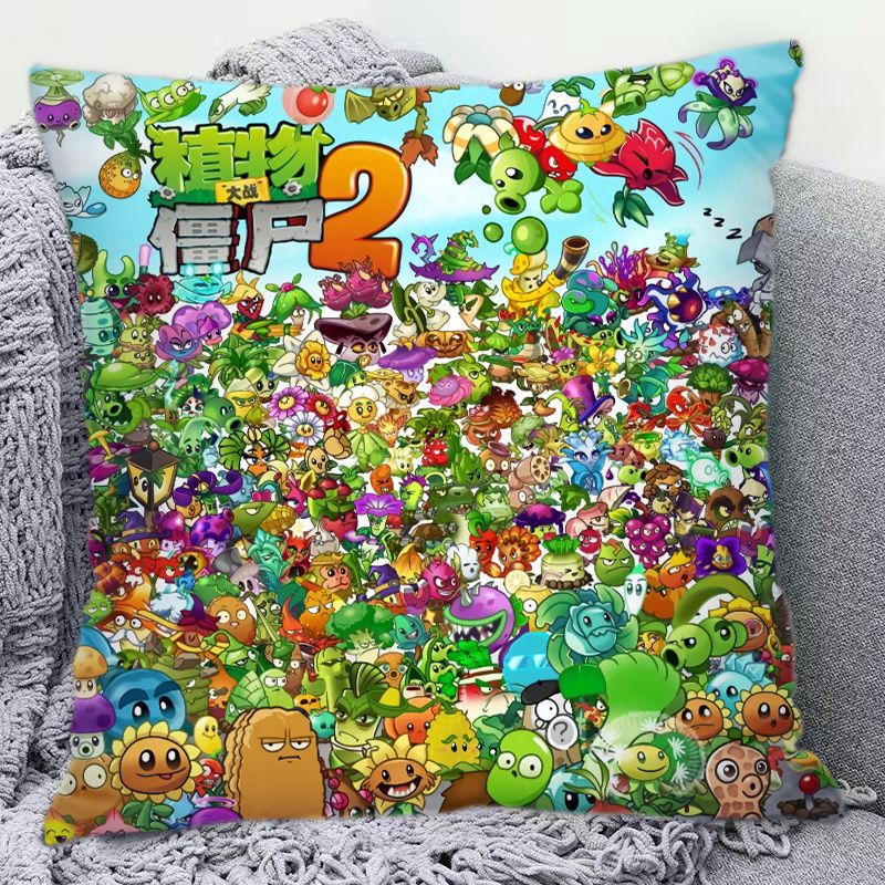 Sofas - Plants Vs. Zombies Cute Cartoon Double-Sided