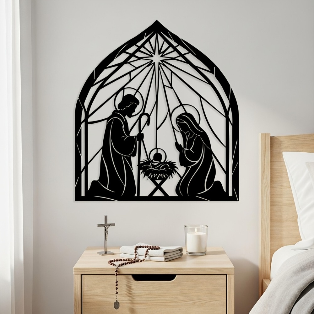 Sofas - CIFBUY Religious Jesus Nativity Metal Wall