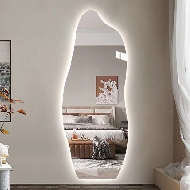 Full Length Mirror Jewelry Armoire - Wall Vanity Mirror Full Body Girls