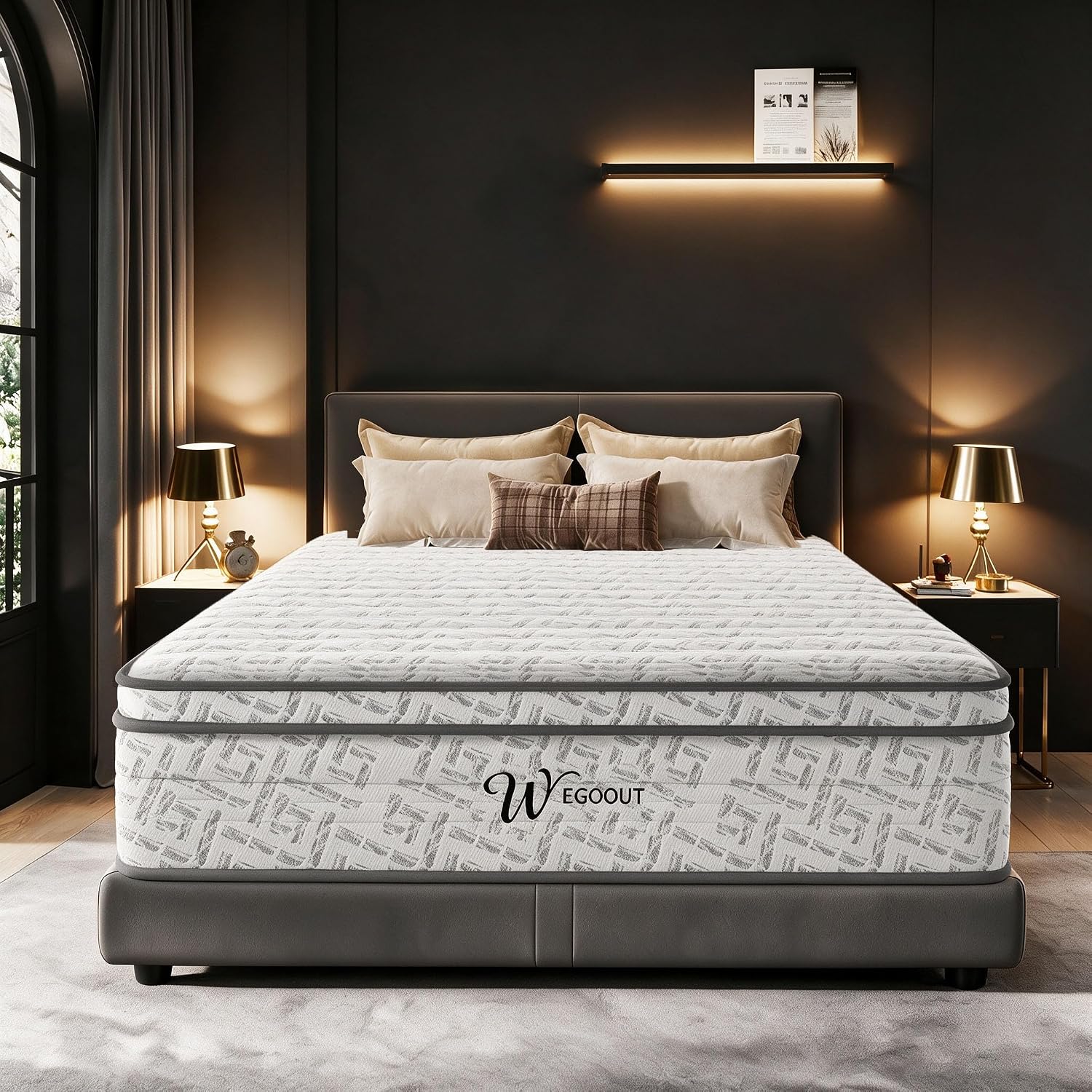 Memory Foam Mattress In A Box Queen - Queen Size Mattress 12 Inch, Medium