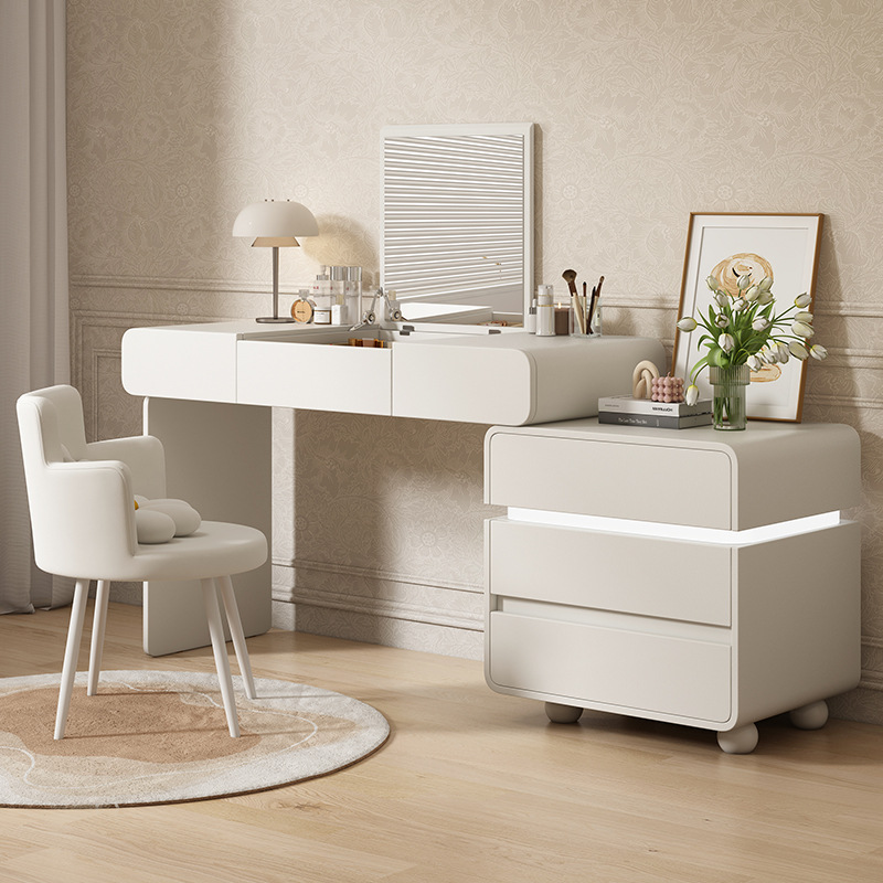 Dressing Table Vanity With Lighted Mirror - Dressing Table Smart Makeup Vanity Desk