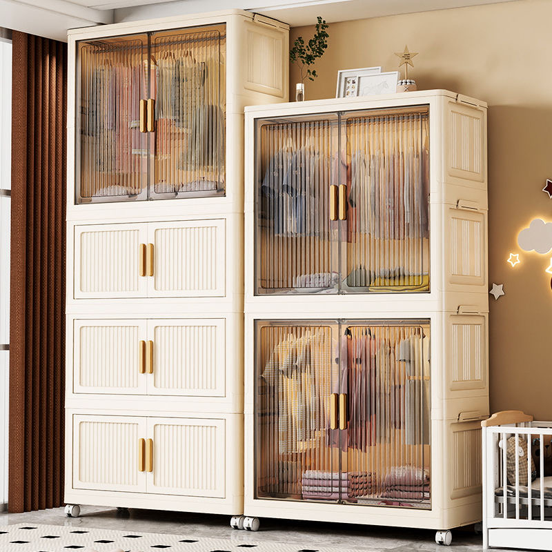 Storage - Foldable Adult Wardrobe with No Installation,