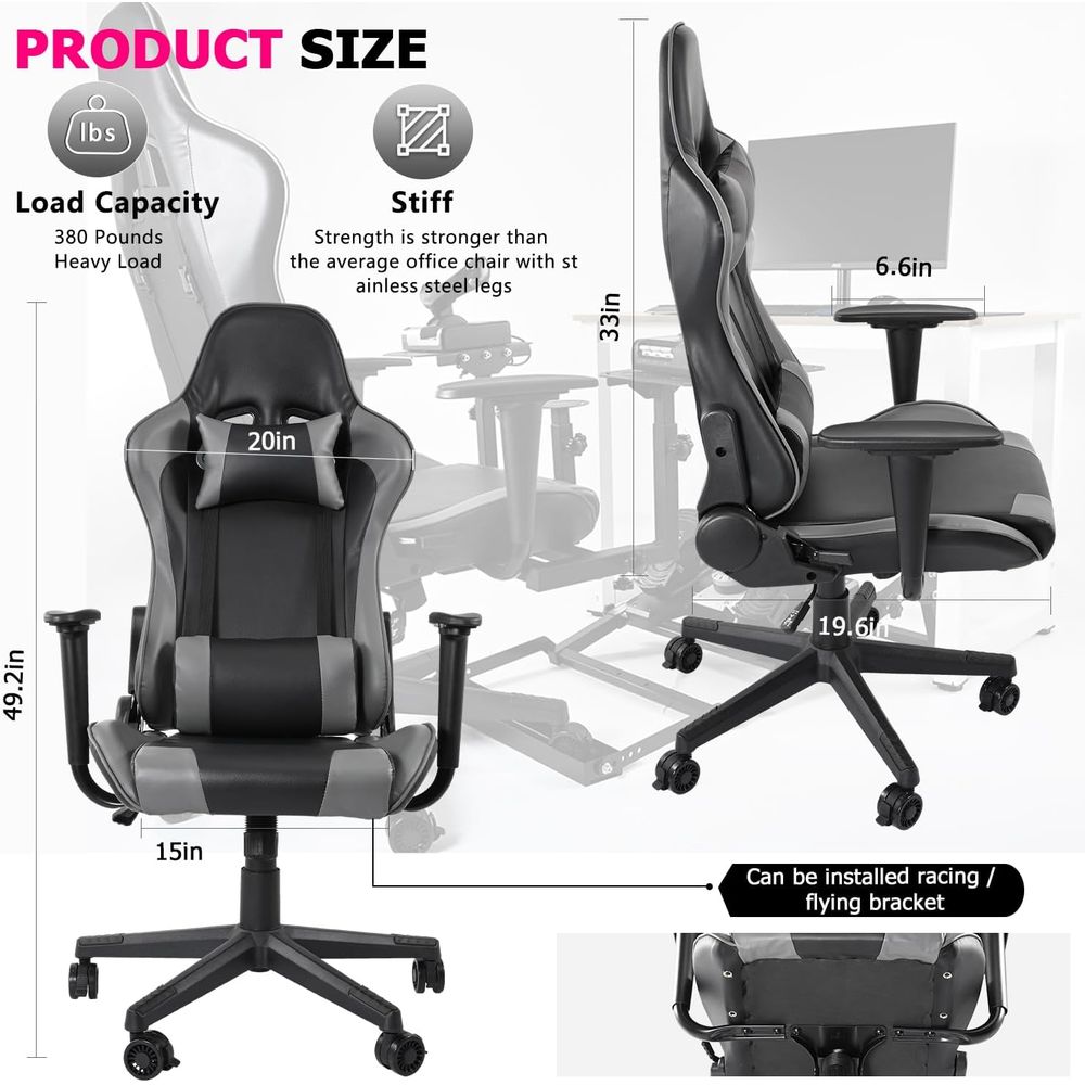 High-Back Reclining Gaming Cha - Chairs ulasan dan harga