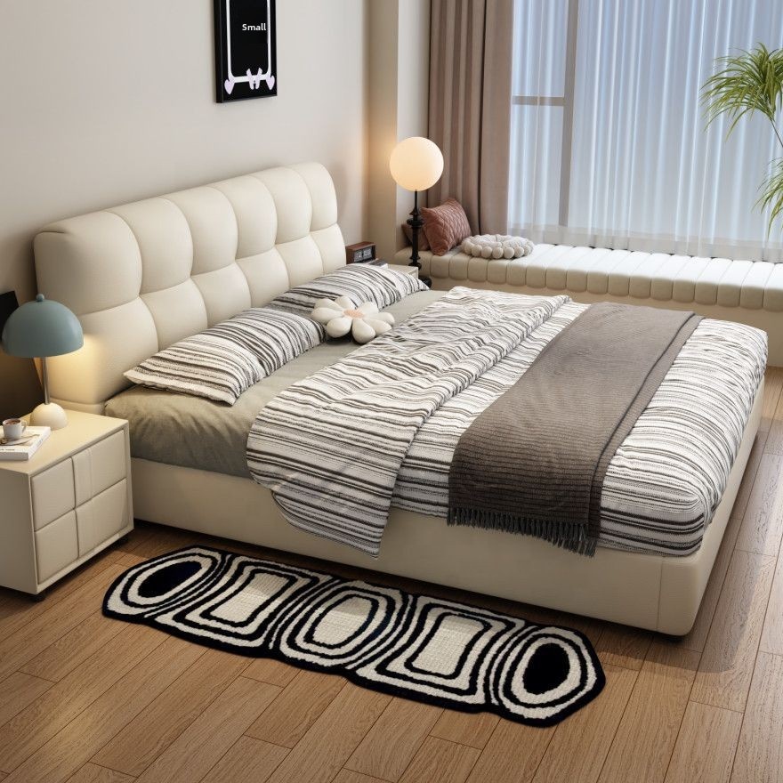 #Black Tufted Leather Storage  - King Size Bed Frame With Storage Drawers ulasan dan harga