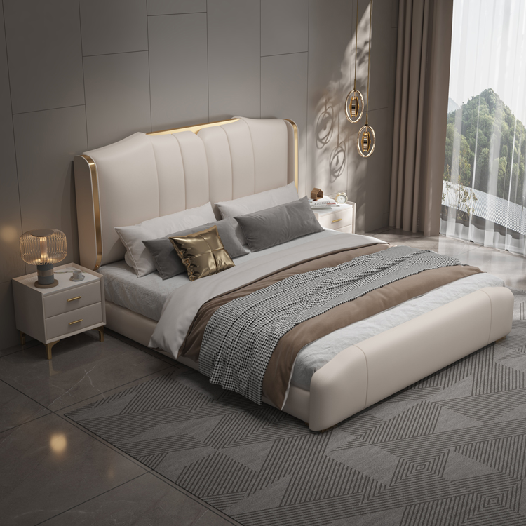 Modern Luxury Wooden Bedroom F - King Size Bed Frame With Storage Drawers ulasan dan harga