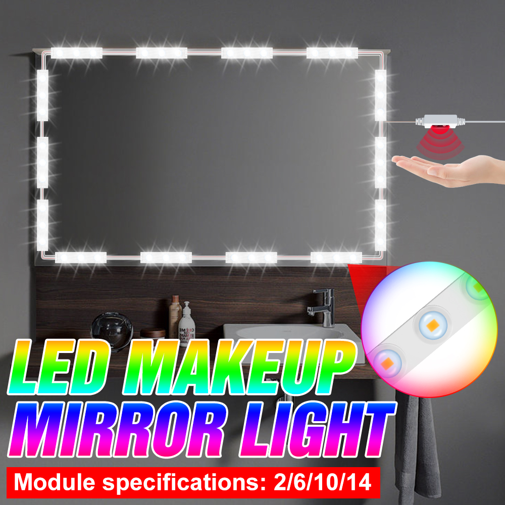 Makeup Mirror Light Vanity Han - Dressing Table Vanity With Lighted Mirror ulasan dan harga