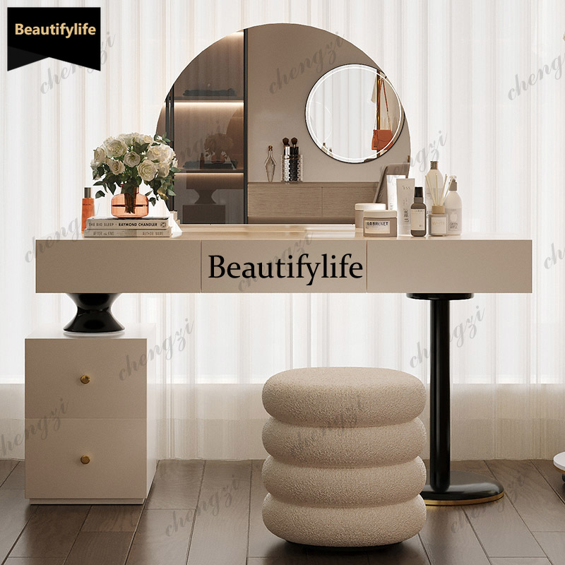Q181 Bedroom Makeup Vanity Tab - Dressing Table Vanity With Lighted Mirror ulasan dan harga