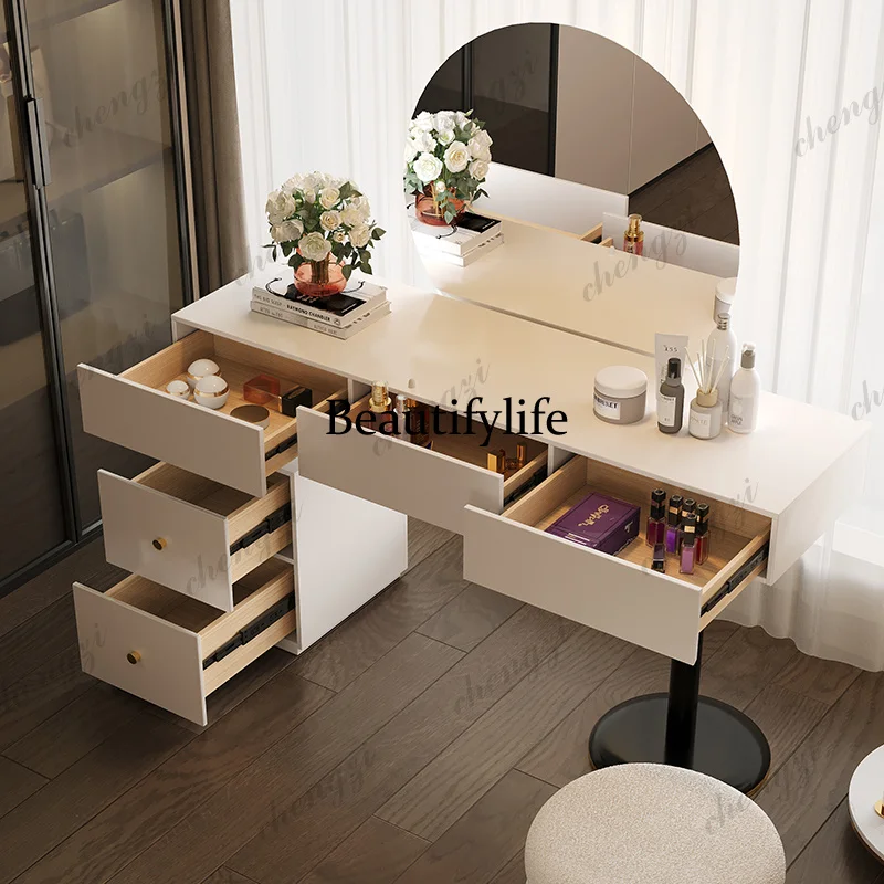 Q181 Bedroom Makeup Vanity Tab - Dressing Table Vanity With Lighted Mirror ulasan dan harga