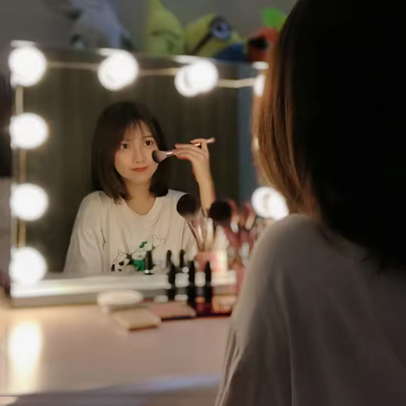 USB LED Hollywood Vanity Lamp  - Dressing Table Vanity With Lighted Mirror ulasan dan harga