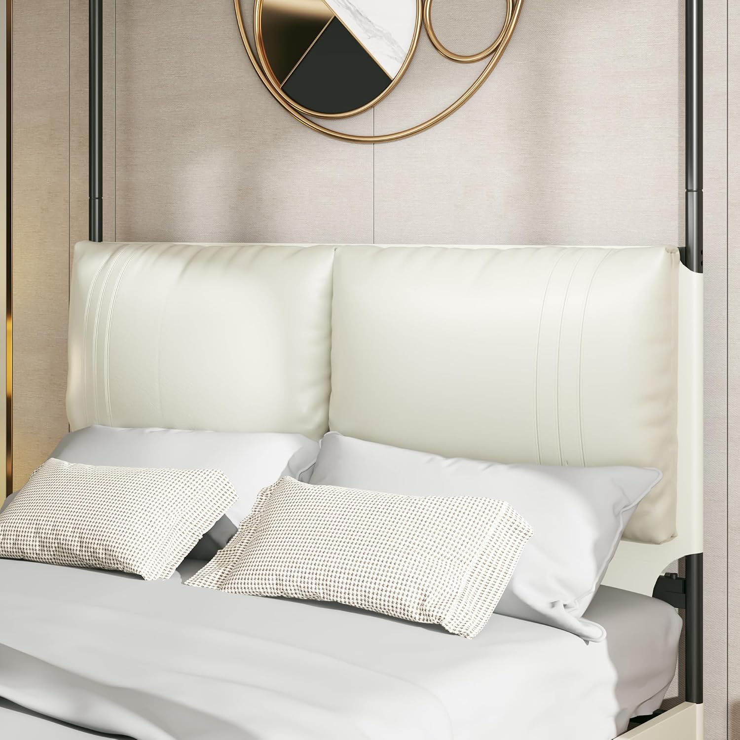 Queen Canopy Bed Frame Upholst - Canopy Bed Frame Metal Queen ulasan dan harga
