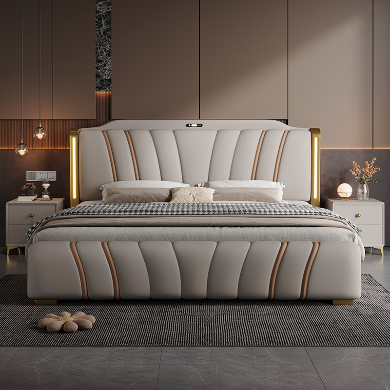 180x200CM with queen wooden be - King Size Bed Frame With Storage Drawers ulasan dan harga