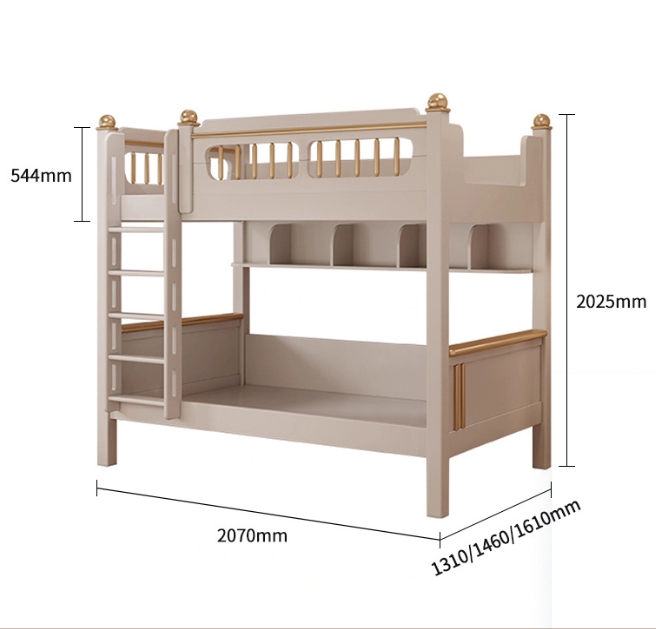 ！@Kids Bedroom Furniture Solid - Bunk Bed With Stairs And Slide ulasan dan harga