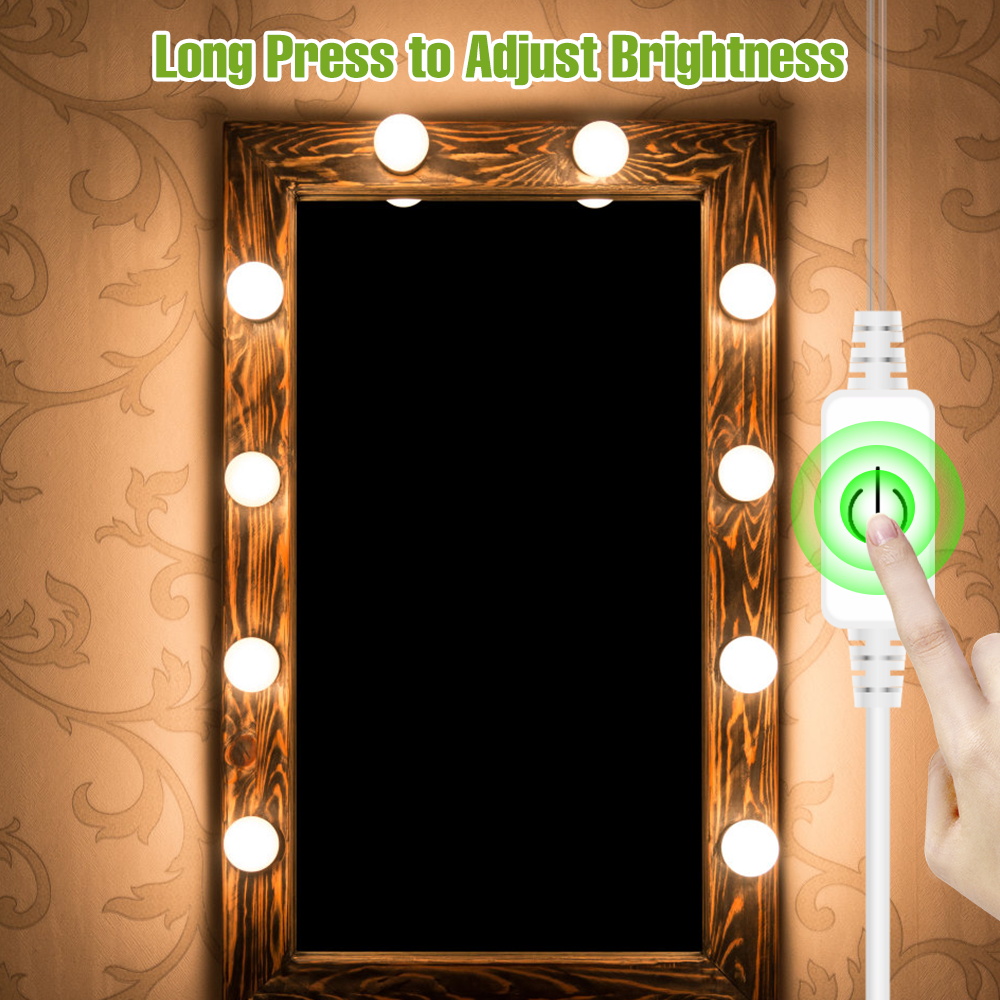 LED Makeup Mirror Light Bulb 5 - Dressing Table Vanity With Lighted Mirror ulasan dan harga