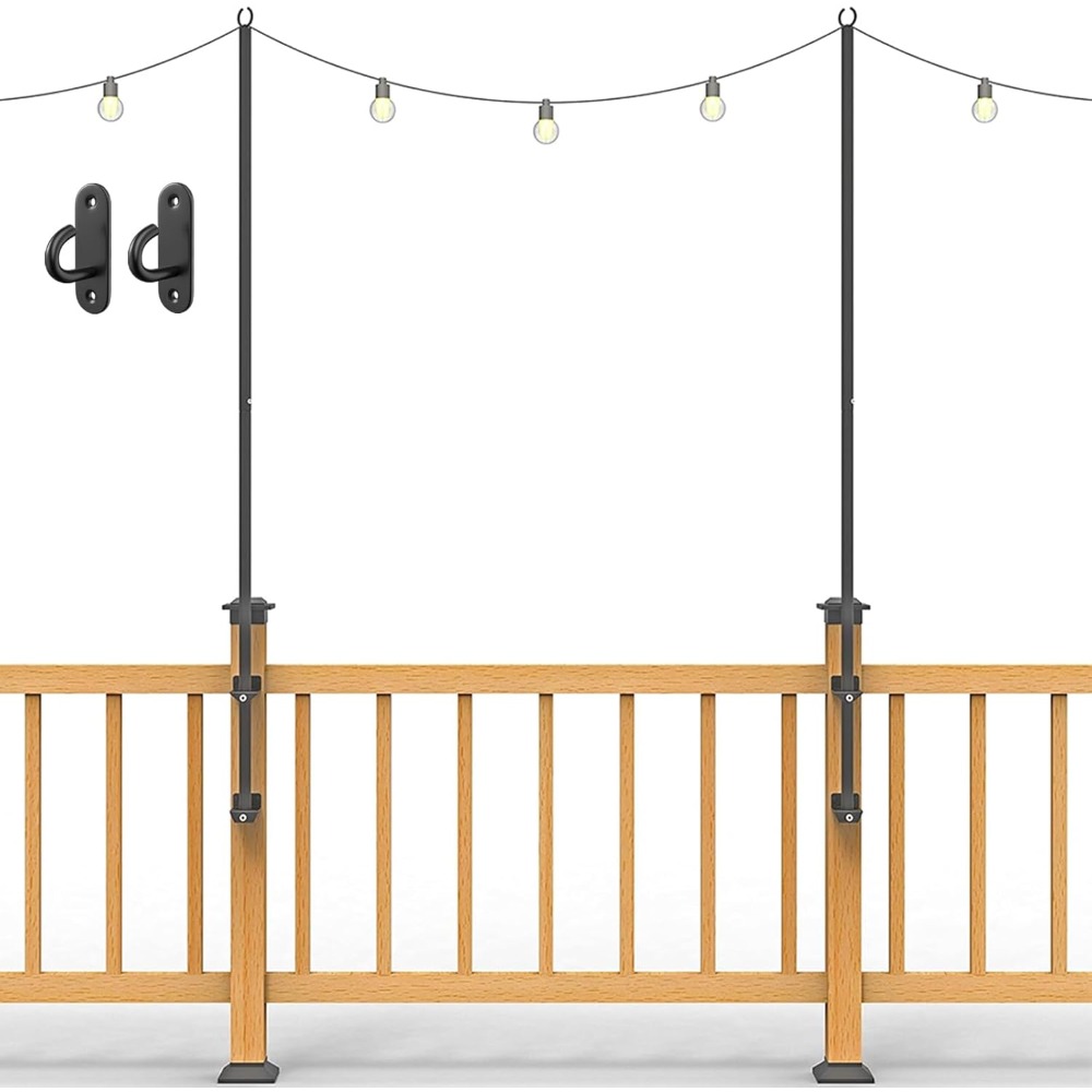 2 pack string light poles - st - Outdoor Furniture ulasan dan harga