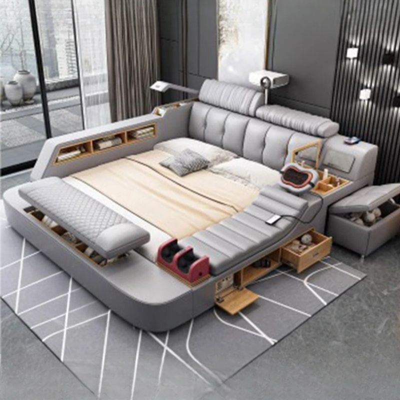 Headboard Storage Double Bed W - King Size Bed Frame With Storage Drawers ulasan dan harga