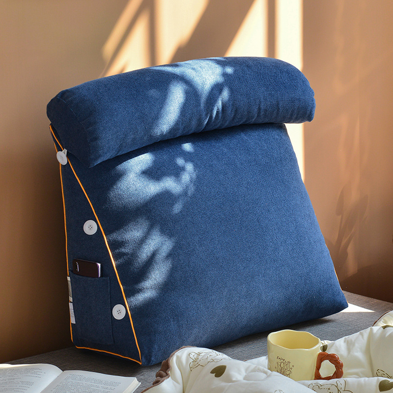 1pc Bedhead tatami triangular  - Headboard Cushion Backrest Tatami ulasan dan harga