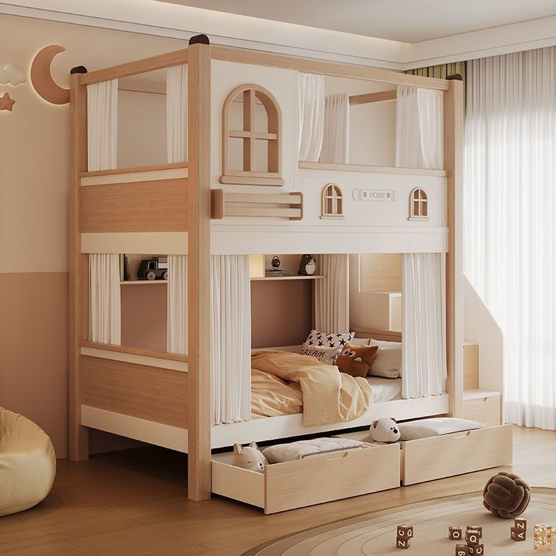 Children's Bunk Bed with Slide - Bunk Bed With Stairs And Slide ulasan dan harga