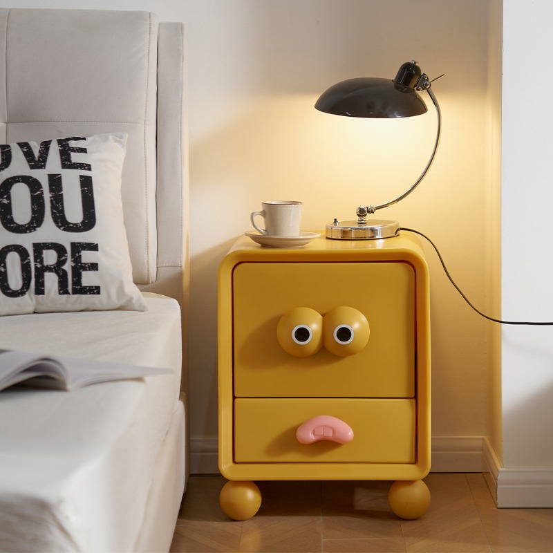 Bedside table creative cute ca - Tables ulasan dan harga