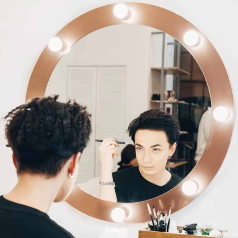 LED Lady Beauty Makeup Lights  - Dressing Table Vanity With Lighted Mirror ulasan dan harga