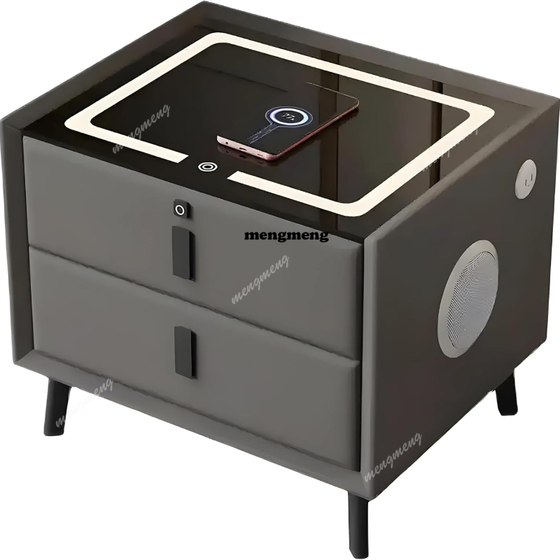 Solid Wood Smart Nightstand Wi - Solid Wood Nightstand 2 Drawers ulasan dan harga