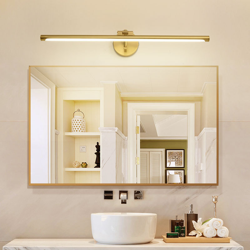 All-copper Bathroom Vanity Mir - Dressing Table Vanity With Lighted Mirror ulasan dan harga