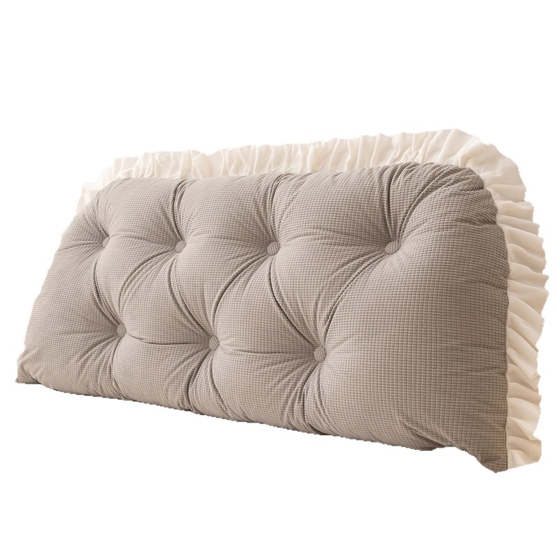 Ruffled Headboard Pillow Lumba - Headboard Cushion Backrest Tatami ulasan dan harga