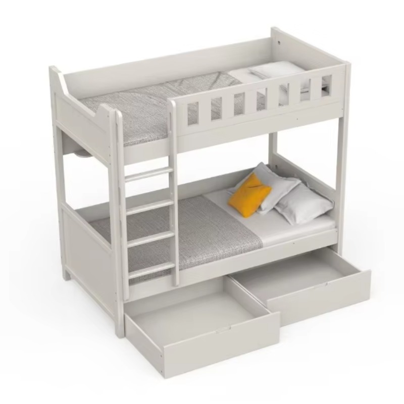 Bedroom Furniture Children Bed - Bunk Bed With Stairs And Slide ulasan dan harga