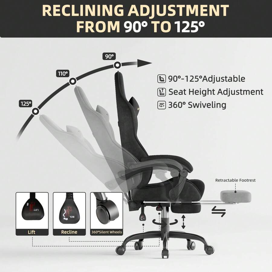 High Back Gaming Chair, Ergono - Sofas ulasan dan harga