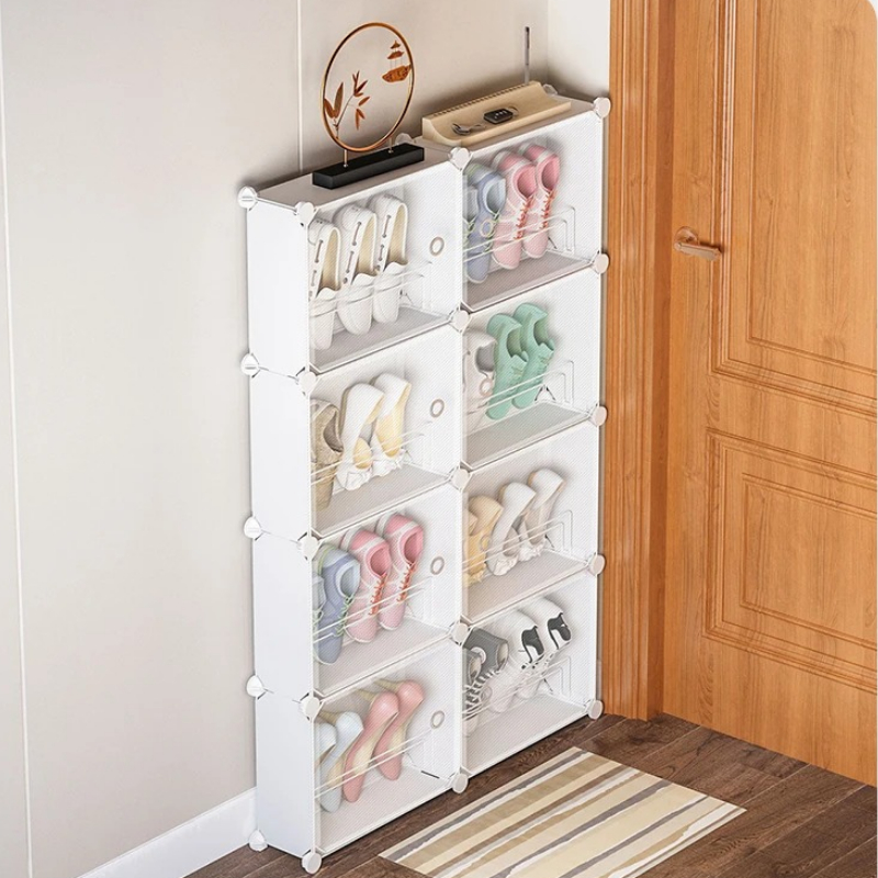 ‌No Drill Over Door Shoe Rack  - Shoe Rack Cabinet Narrow Entryway ulasan dan harga