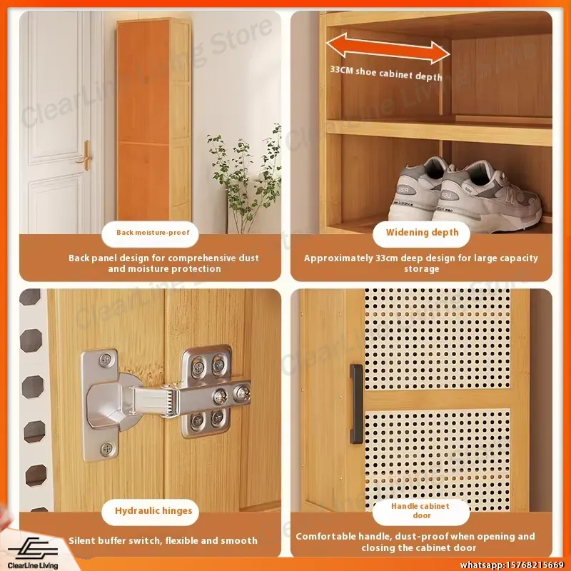 Modern Multi-Layer Shoe Rack f - Shoe Rack Cabinet Narrow Entryway ulasan dan harga