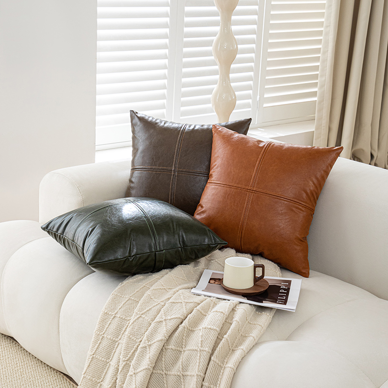 Waterproof PU leather Back Cus - Headboard Cushion Backrest Tatami ulasan dan harga