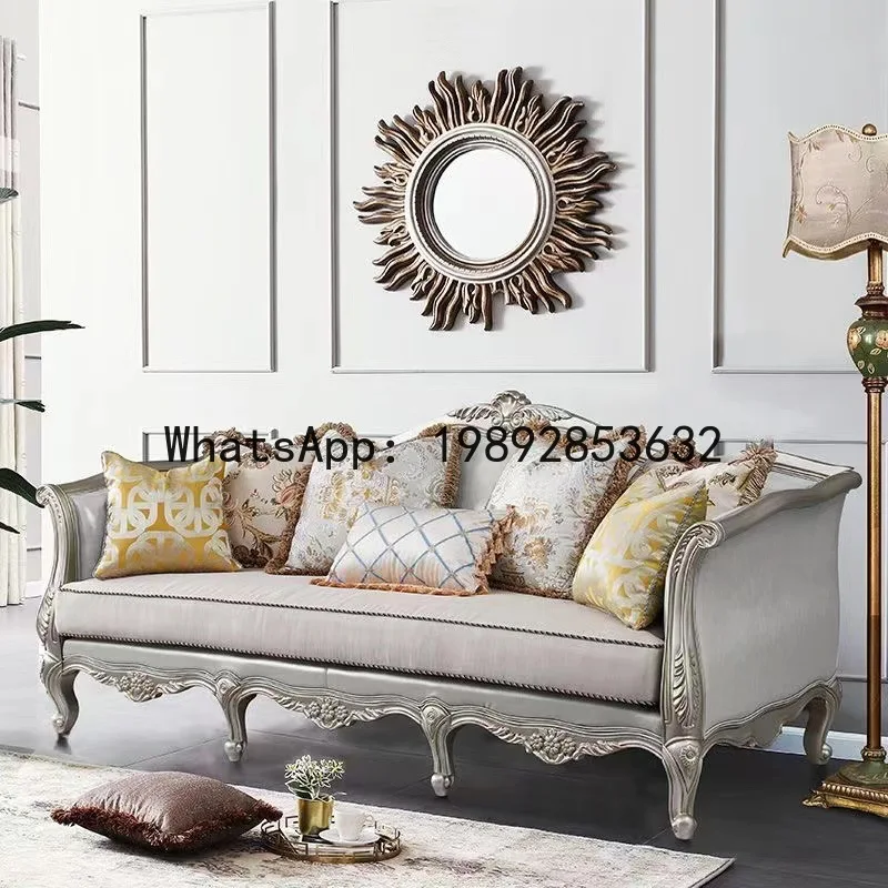 H5.15  all-solid wood sofa lea - Sofas ulasan dan harga