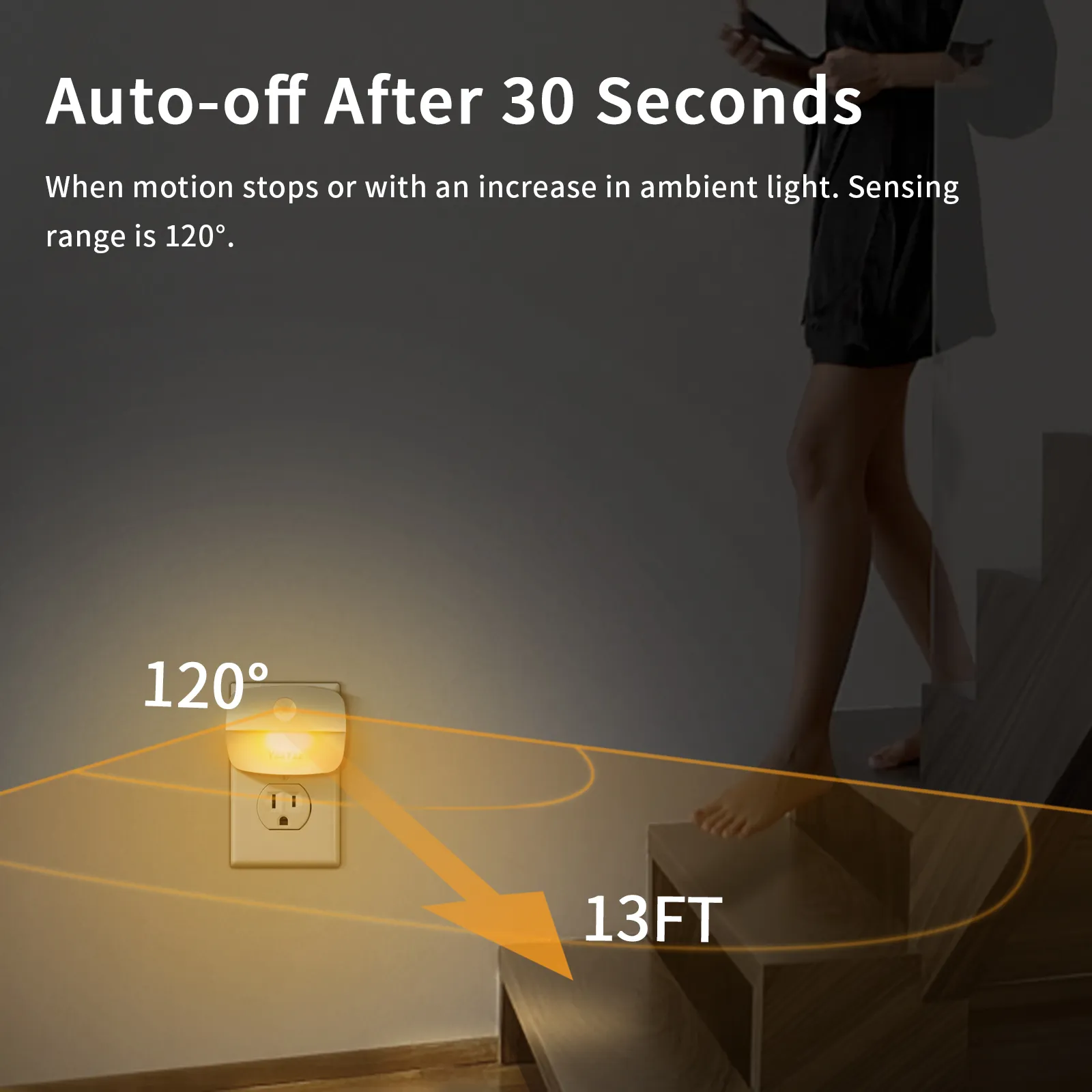 LED Night Light Motion Sensor  - Floating Nightstand With Led Light ulasan dan harga